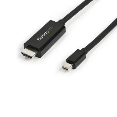 StarTech.com Mini DisplayPort to HDMI Adapter Cable - Mini DP to HDMI Adapter with Built-in