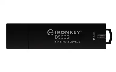 Kingston 128GB Ironkey D500S Fips 140-3 LVL 3 (Pending) AES-256