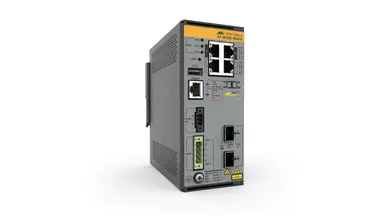 Allied Telesis 4X 10/100/1000T, 2X 1G/10G SFP+, Industrial Ethernet, Layer 2+ Switch, PoE++