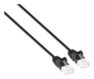 Intellinet Cat6a U/UTP Slim Network Patch Cable, 0.5 FT., Black, image 6