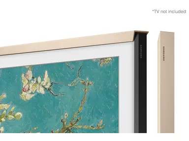 Samsung Electronics America I 32IN The Frame Customizable Bezel - Sand Gold Metal, image 6
