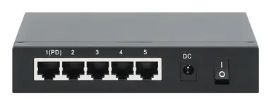 POE-Powered 5-PORT Gigabit Switch with POE Passthrough. 4 X Pse POE Ports 1 X P