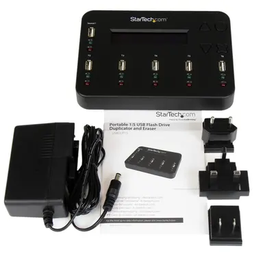 StarTech.com 1 to 5 Standalone USB Flash Drive Duplicator/Eraser, Cloner/Sanitizer; Supports, image 8
