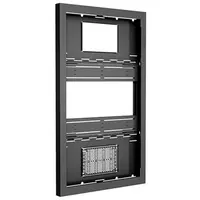 Chief Manufacturing 70IN Portrait On-Wall Kiosk W/GLASS Blk, image 3