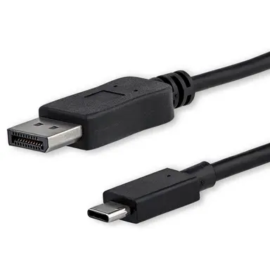 StarTech.com USB C to DisplayPort 1.2 Cable W/4K 60HZ/HBR2/5.1 Audio/HDCP 2.2/1.4 - Integrate