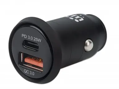 Manhattan - Strategic 2-Port Power Delivery Car CHARGER-25W