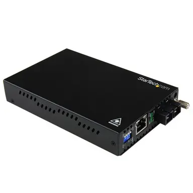 STARTECH.COM Convert And Extend A Gigabit Ethernet Connection up to 550 M / 1804 FT Over Mult
