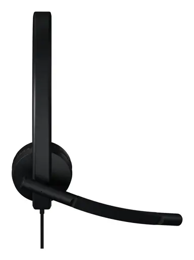 Logitech H570E Wired Stereo, Teams (USB-a) - Black, image 7