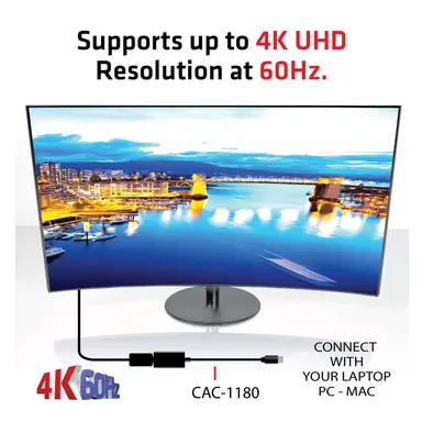 Club 3D B.V Mini Display Port 1.4 Male to HDMI 2.0 Female 4K 60HZ UHD/ 3D Active Adapter - H, image 8