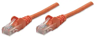 Intellinet 50 FT Orange Cat5e Snagless Patch Cable