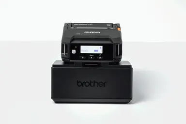 Brother International Corporat Single Bay CHARGING/ETHERNET Latching Printer Cradle for RJ3200 Printers, image 8