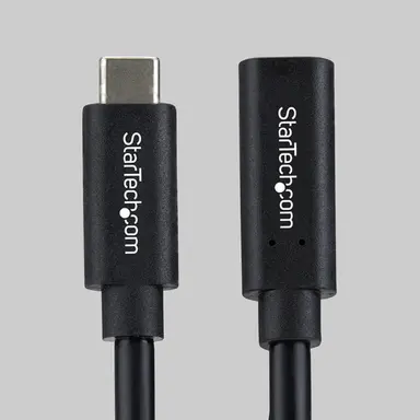 StarTech.com 2 ft (60cm) 40Gbps USB4 Extension Cable, Thunderbolt 4 Compatible, 240W Charging, 8K 60Hz/4K 240Hz, USB-C Extender Cord, DP2.1 Type C Male to Female, MacBook, iPhone, iPad, image 3
