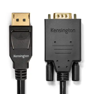Kensington Computer Displayport 1.2 (M) to VGA (M) Passive Unidirectional Cable 6FT, image 7