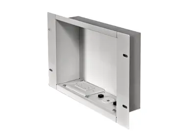 Peerless Industries In-Wall Accessories Box - Epoxy - White - Position Horizontally OR Vertically to, image 4