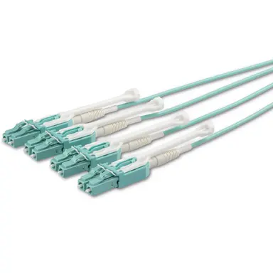 STARTECH.COM 2M (6.6FT) MTP(F)/PC to 4X LC/PC Duplex Breakout OM3 Multimode Fiber Optic Cable, image 6