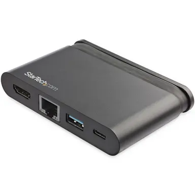 StarTech.com USB C Multiport Adapter to 4K HDMI Video, Gbe, USB-a