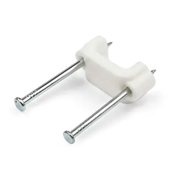 StarTech.com 100 Medium Cable Clips with Nails - Internal Dimensions 0.49INX0.31IN - Durable, image 6