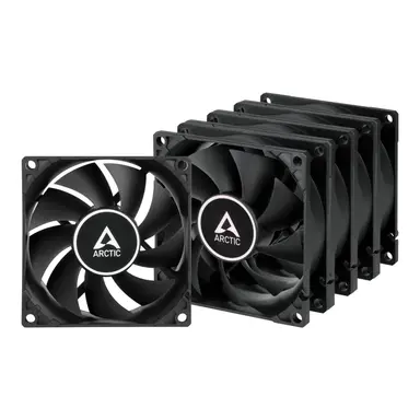 Arctic Cooling F8 (Black) - 5 Pack