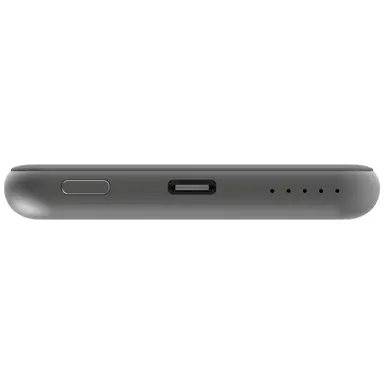 Verbatim Americas Charge N Go Magnetic Wireless Power Bank 5000 Mah - Gray, image 6