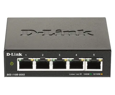 D-Link Systems Switch - - Desktop - Wired - 1GBPS - Networking / Ports Qty: 5, image 4