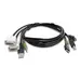 STARTECH.COM 6FT (1.8M) Dual-Display KVM Cable 2X DVI to 2X HDMI USB 2.0 3.5MM Universal, image 5