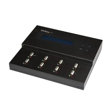 STARTECH.COM 1 to 7 Standalone USB Flash Drive DUPLICATOR/ERASER CLONER/SANITIZER; Supports