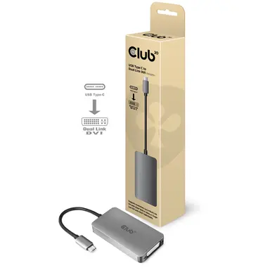 Club 3D B.V USB Type C to DVI I DL Adapter