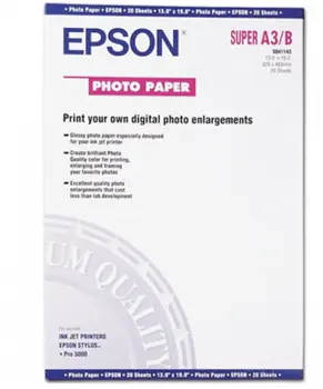 Epson Print Epson - Photo Paper Glossy - SIZE: 13IN X 19IN - COUNT: 20 Sheets - Basi