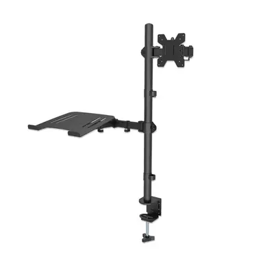 Manhattan - Strategic Desktop Combo Mount with Monitor Arm and Laptop Stand