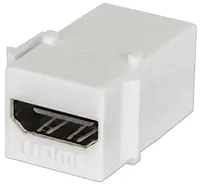 Intellinet Manhattan Hmdi Inline Coupler, HDMI Female to HDMI Female (WHITE). Snap-in Insta, image 3