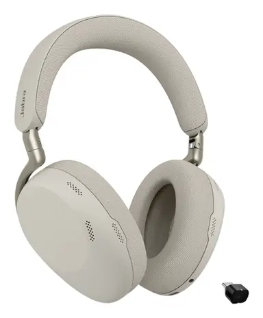 Jabra EVOLVE3 85 UC, LINK390C, Warm Gray - the Sleek, Modern, Microphone Arm-Fre, image 4