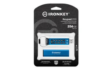 Kingston 256GB Ironkey Keypad 200 Fips 140-3 Lvl 3, image 2