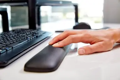 3M Display Materials And Syste 3M Gel Wrist Rest for Keyboards Black 1.9 IN X 19 IN X 0.6 IN (4.8 CM X, image 6