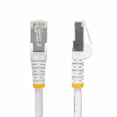 StarTech.com 1 ft White Cat8 Ethernet Cable, Snagless RJ45, 25G/40G, 2000MHz, 100W PoE, S/FTP, image 6