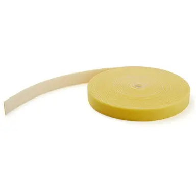 StarTech.com 50 ft Bulk Roll of Yellow Hook and Loop Tape 3/4IN (19MM) Wide - Cut to Needed LE, image 2