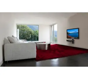 Peerless Industries AV Wall Shelf, Single W/Glass, image 7