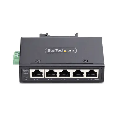 StarTech.com 5-Port Unmanaged Industrial Network Switch, 100/1000 Ethernet, Din Rail/Wall-Mou, image 7