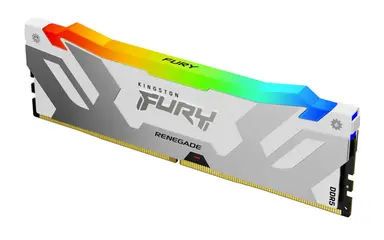 Kingston 16GB 6400MT/S DDR5 CL32 DIMM Fury Renegade RGB White XMP, image 2