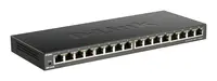 D-Link Systems 16-PORT Gigabit Unmanaged Metal Desktop Switch 10/100/1000 (RJ45) External Power, image 3