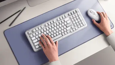 Logitech Alto Keys K98M Wireless Mechanical Customizable - Off-White, image 3