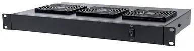Intellinet 3-Fan 1U Ventilation Kit for Racks and Cabinets, Air Flow: 95 -115 CF