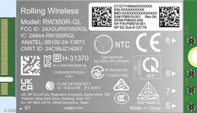 HP 5G Solution Wwan, image 4