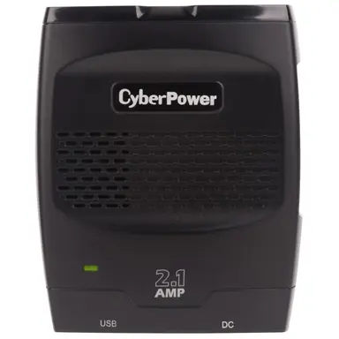 CyberPower Systems (USA) (2)5-15R Mobile Auto Plug 2.1A USB Charger 2-Year Wty