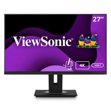 ViewSonic 27 4K Ultra HD Docking Monitor with USB-C and Built-in Ethernet, 3840 × 2160 Reso, image 4