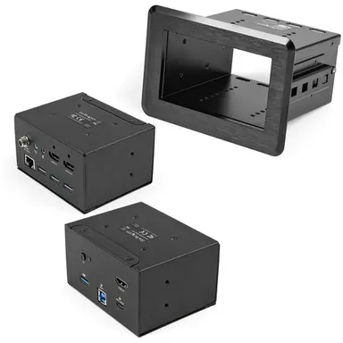 StarTech.com Conference Table Connectivity Box W/ Laptop Docking - 4K HDMI - USB-C / USB-a PD, image 4