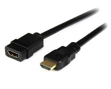 StarTech.com 6.6FT/2M HDMI Extension Cable W/ Ethernet; 4K (3840X2160P 30HZ)/FULL HD 1080P/10