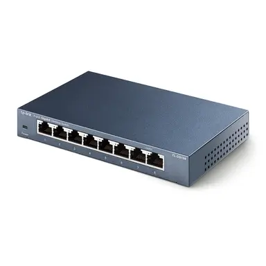 Omada Networks by TP Link TP-Link 8 10/100/1000MBPS Desktop Switch TL-SG108, image 6