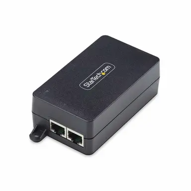 StarTech.com 1-Port 2.5GBE PoE+ Injector, 10M/100M/1G/2.5G Ethernet, POE/POE+