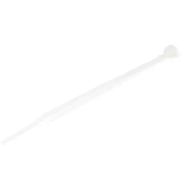StarTech.com 100 Pack of Cable Ties: Keep Cables Organized with 4 in (101.6 MM) White Zip Ties