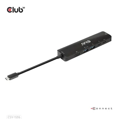 Club 3D B.V Club 3D USB-C, 6-in-1 Hub, image 4